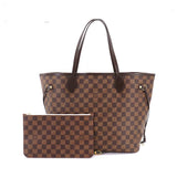 Louis Vuitton Damier Neverfull MM Tote Bag Ebene Rose Ballerine