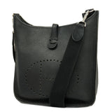 Hermès Evelyne-Style Shoulder Bag Black Taurillon Clémence Leather (31cm)