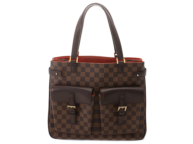Louis Vuitton Damier Handbag Tote Bag Brown