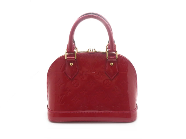 Louis Vuitton Alma BB Vernis Rouge Red