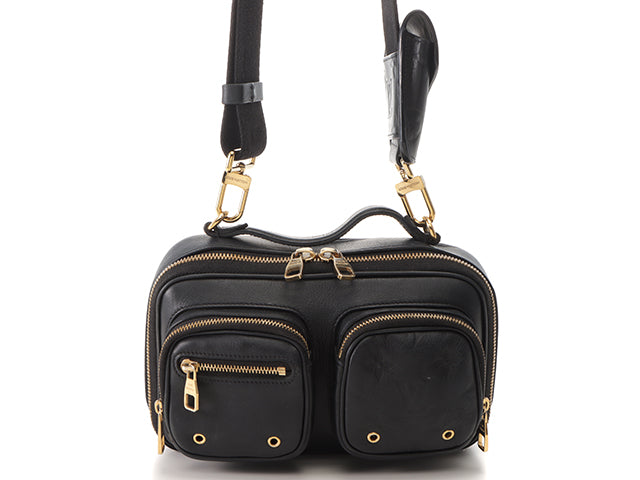 Louis Vuitton Utility Crossbody Leather Black