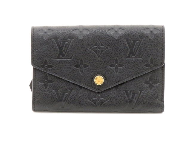Louis Vuitton Portefeuille Curise Monogram Implant Black