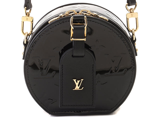 Louis Vuitton Mini Boite Chapeaux Vernis Noir Black