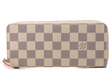 Louis Vuitton Round Long Wallet Portefeuille Clemence Azure