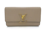 Louis Vuitton Long Wallet Portefeuille Capucines Taurillon Galle