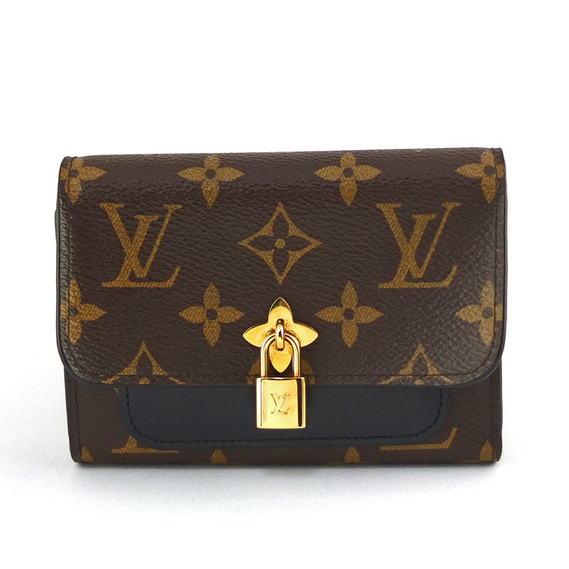 Louis Vuitton Portefeuille Flower Compact Trifold Wallet Monogram