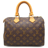 Louis Vuitton Monogram Speedy 25  Handbag Brown