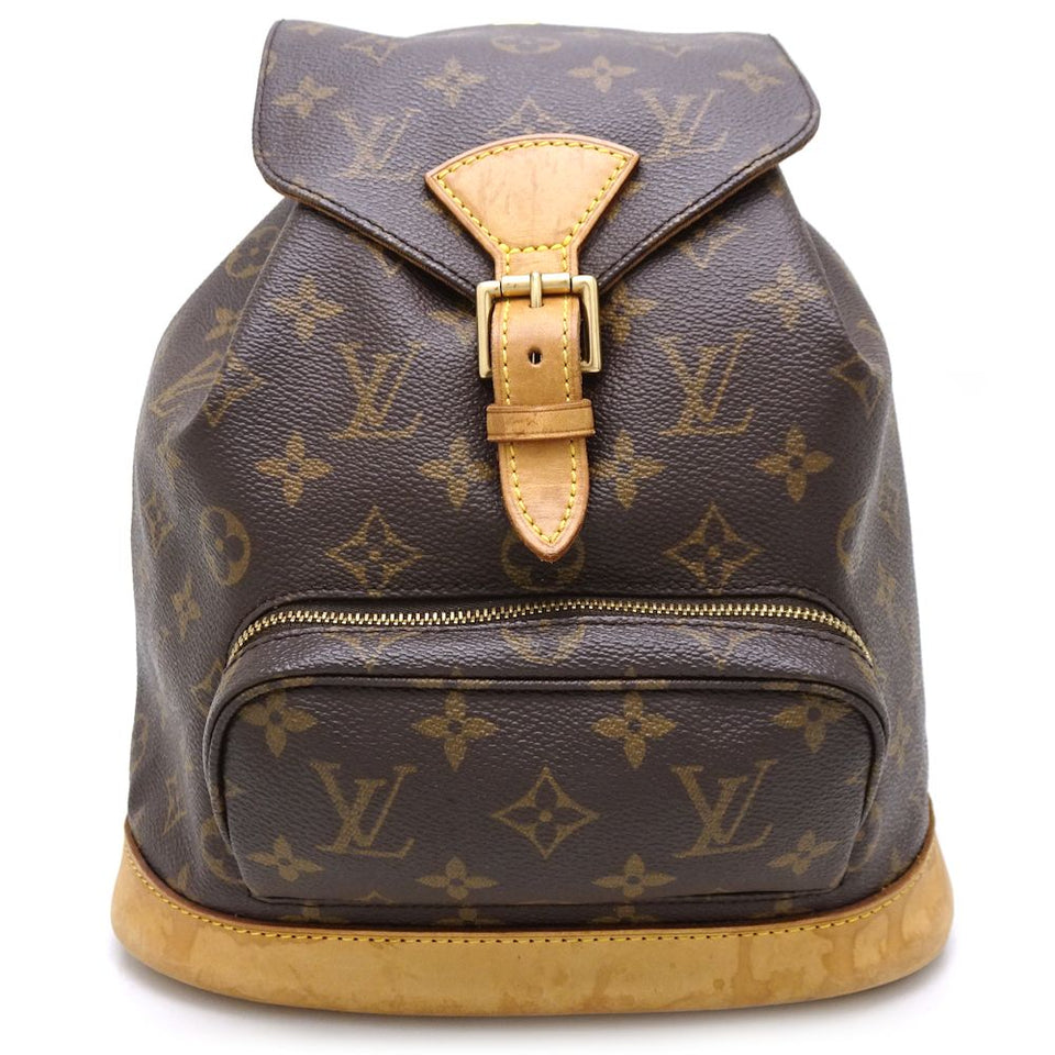 Louis Vuitton Monogram Montsuri MM Backpack Brown