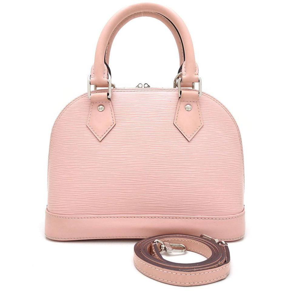 Louis Vuitton Epi Alma BB 2Way Bag Rose Ballerine Pink