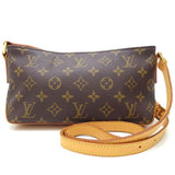 Louis Vuitton Monogram Trotter Shoulder Bag Brown