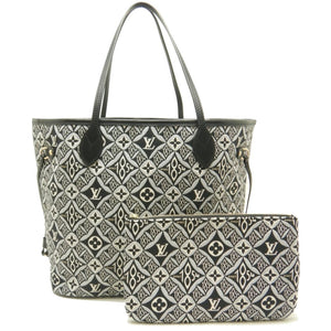 Louis Vuitton Monogram Jacquard Neverfull MM Tote Bag Gray