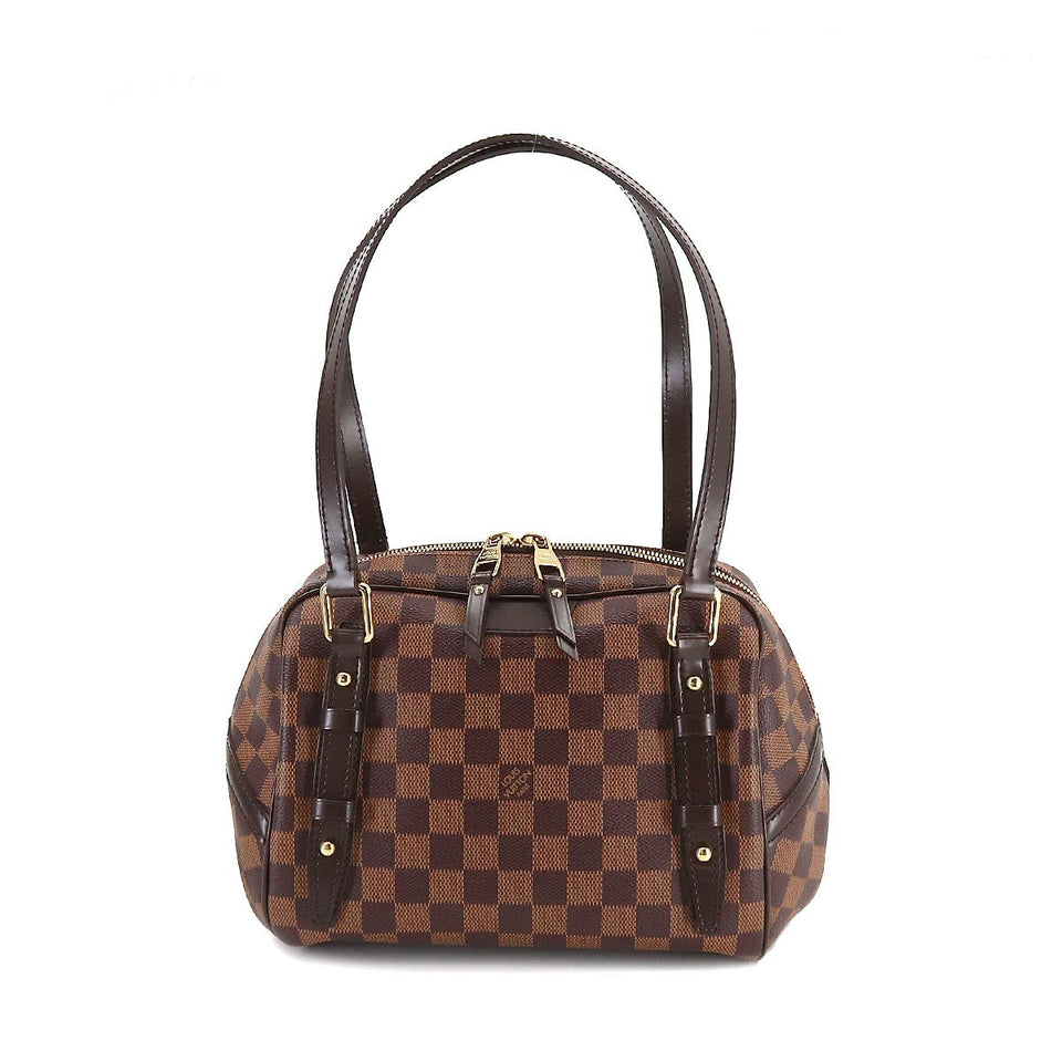 Louis Vuitton Damier Rivington PM Shoulder Bag Ebene