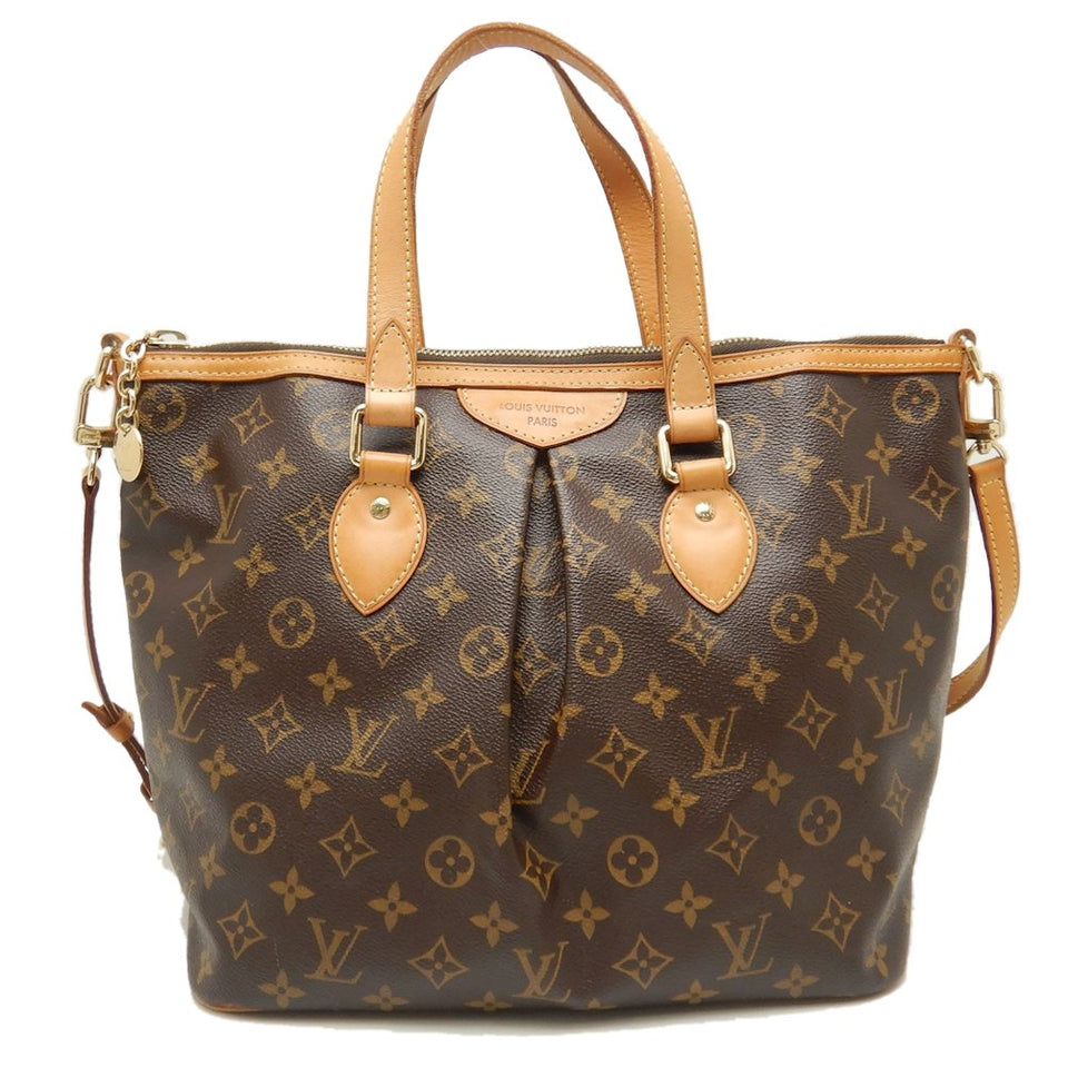 Louis Vuitton Monogram  Palermo PM Tote Bag Brown