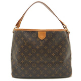 Louis Vuitton Monogram Delightful MM Shoulder Bag Brown