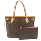 Louis Vuitton Monogram Neverfull PM Tote Bag Brown