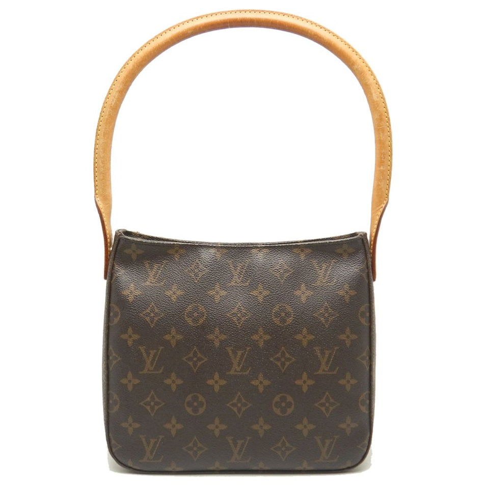 Louis Vuitton Monogram Looping MM Shoulder Bag Brown