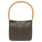 Louis Vuitton Monogram Looping MM Shoulder Bag Brown