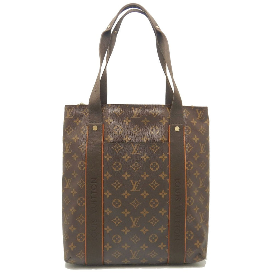 Louis Vuitton Monogram Bobourg Tote Bag Brown