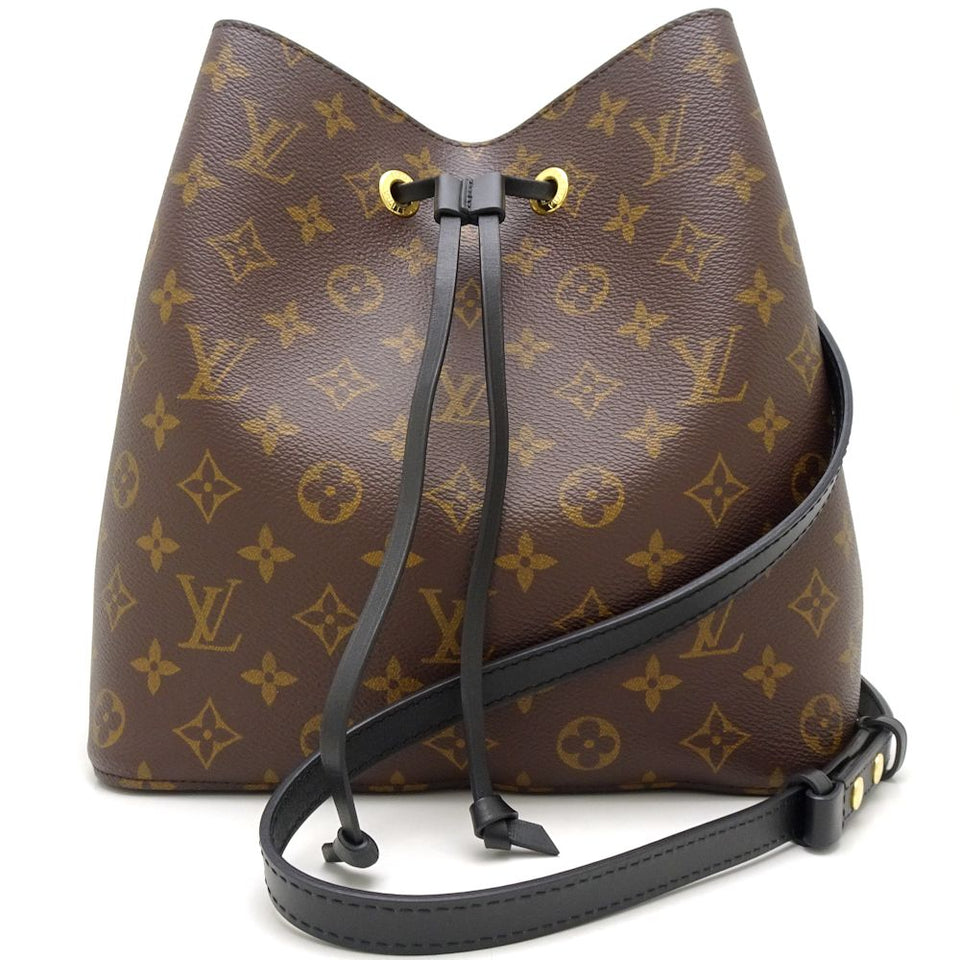 Louis Vuitton Monogram Neonoe Shoulder Bag Brown Noir