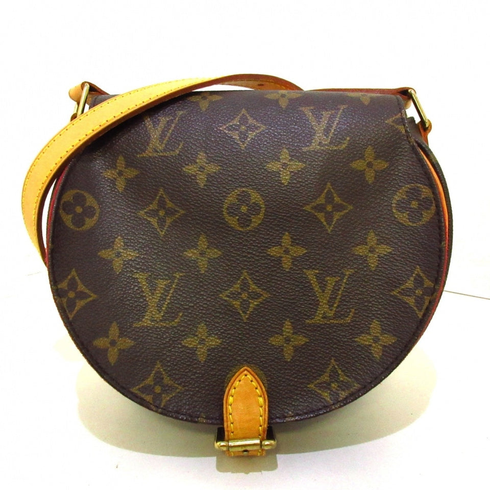 Louis Vuitton Sac Tan Blanc Shoulder Bag Monogram Canvas