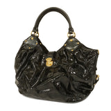 Louis Vuitton Mahina L Noir Hobo Bag Black