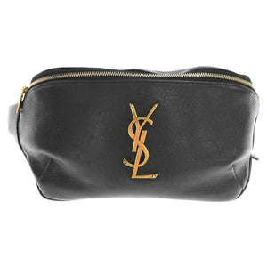 Saint Laurent- Paris Saint Laurent Logo Body Bag Waist Bag Black