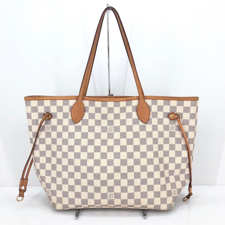 Louis Vuitton Damier Azur Neverfull MM Tote Bag