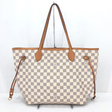 Louis Vuitton Damier Azur Neverfull MM Tote Bag