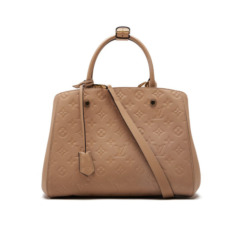 Louis Vuitton Monogram Implant Montaigne MM 2WAY Handbag