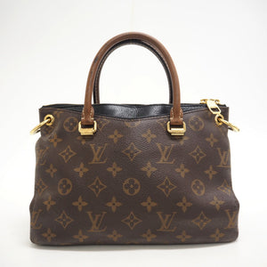 Louis Vuitton Pallas BB Monogram Shoulder Bag Brown