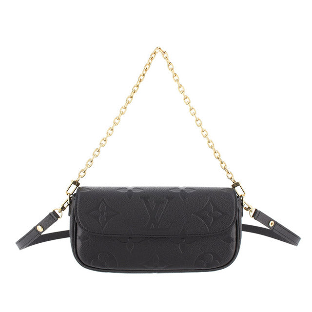 Louis Vuitton Amplant Wallet On Chain Ivy Black