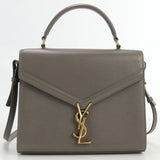 Saint Laurent- Cassandra Top Handle Medium Gray