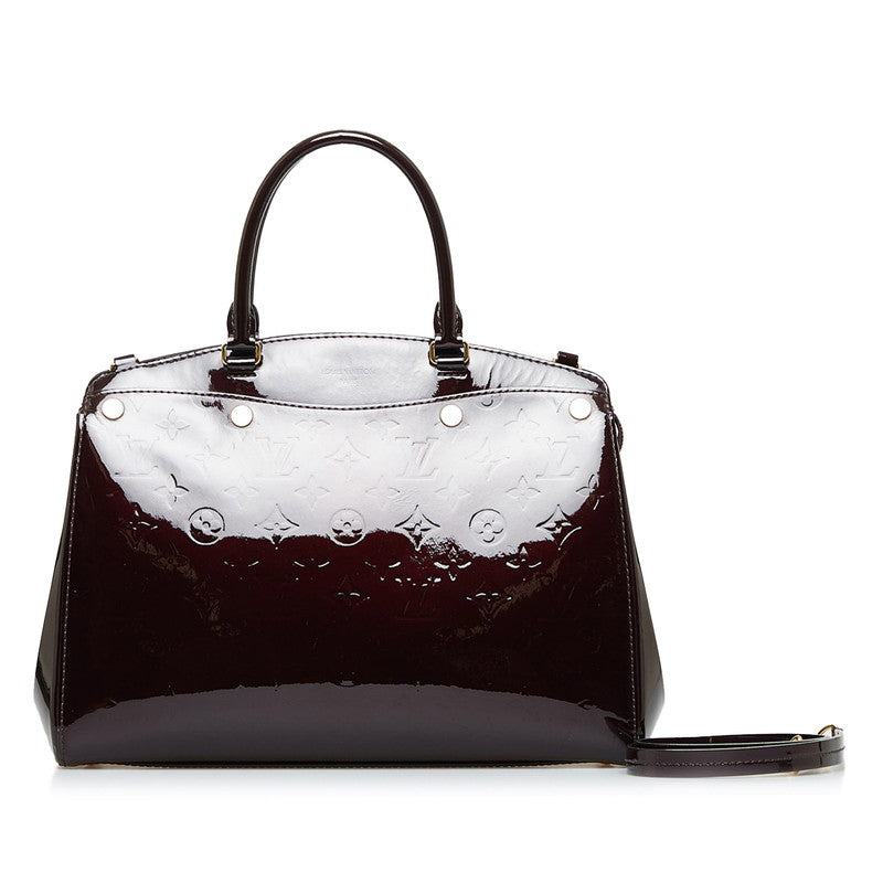 Louis Vuitton Monogram Vernis Blair MM Shoulder Bag Purple Patent