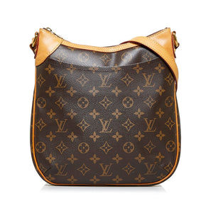 Louis Vuitton Monogram Odeon PM Crossbody Shoulder Bag Brown