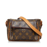 Louis Vuitton Monogram Viva Cite PM Shoulder Bag Brown
