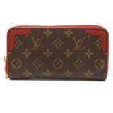 Louis Vuitton Monogram Zippy Wallet Retiro Round Zipper Long Wallet