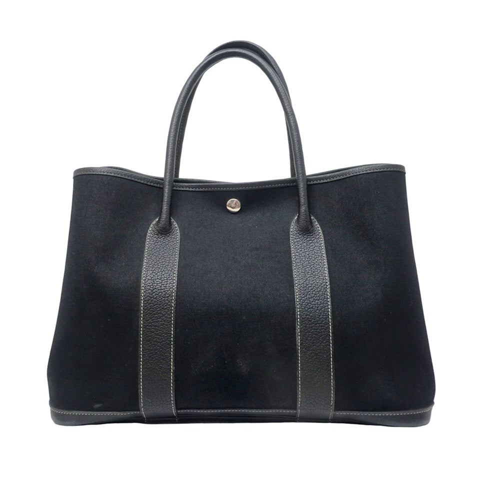 Hermes Garden Party PM Handbag Black