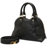 Louis Vuitton Handbag Monogram Emplant Neo Alma BB Black