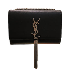 Saint Laurent- Kate Tassel Small Black Shoulder Bag