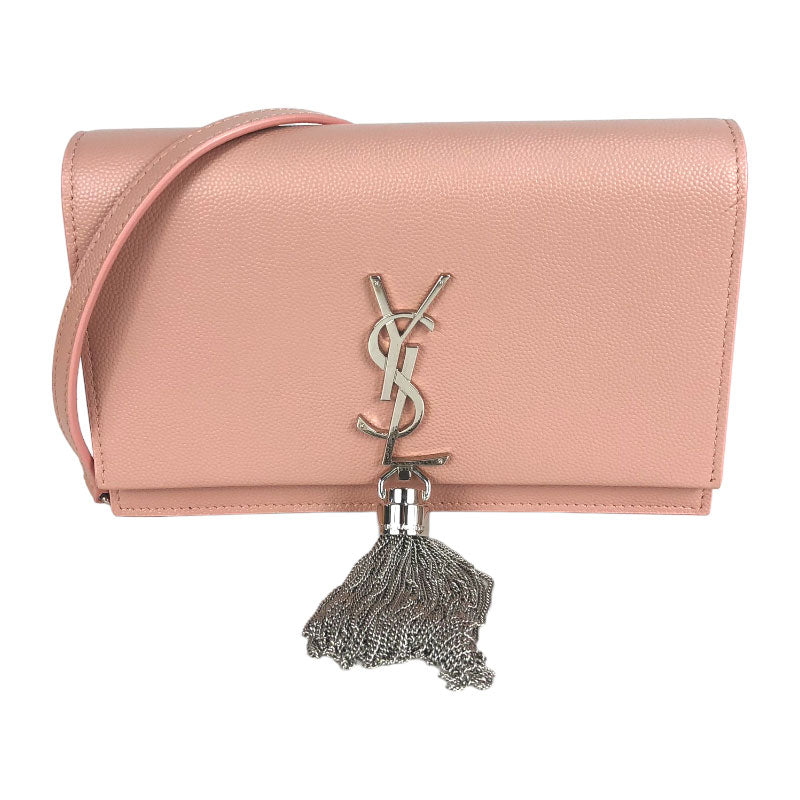 Saint Laurent- Kate Chain Pink Shoulder Bag