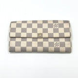 Louis Vuitton Damier Azur Portefeuille Sala Bi-fold Long Wallet