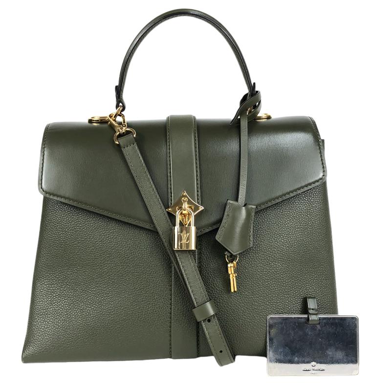 Louis Vuitton Rose Des Vents MM Handbag Calf Leather Black