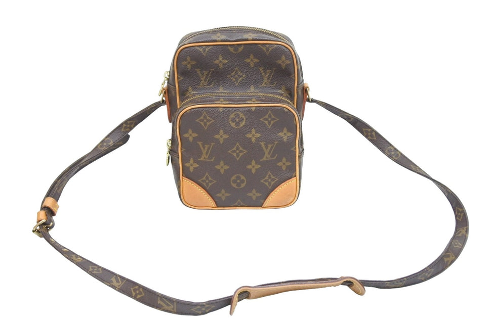 Louis Vuitton Shoulder Bag Amazon Pochette Pvc Leather Brown