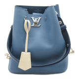 Louis Vuitton Lock Me Bucket Shoulder Bag Leather Taurillon