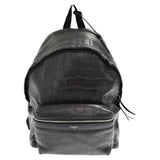 Saint Laurent- Paris Embossed Leather City Backpack Rucksack Black