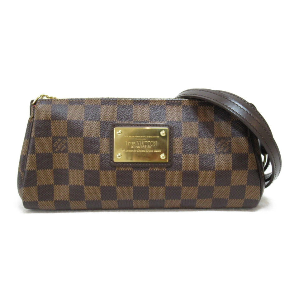 Louis Vuitton Eva 2way Shoulder Bag  Pvc Coated Canvas Damier