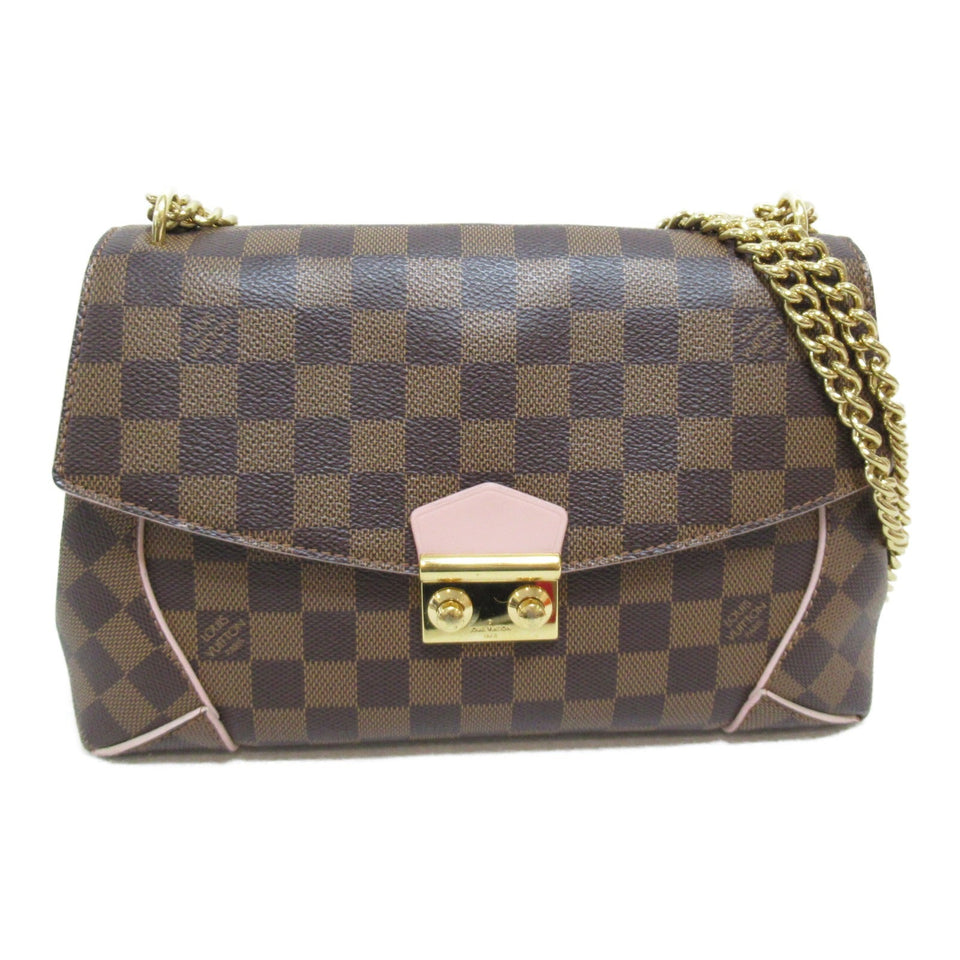 Louis Vuitton Kaisa Clutch Shoulder Bag  Pvc Coated Canvas