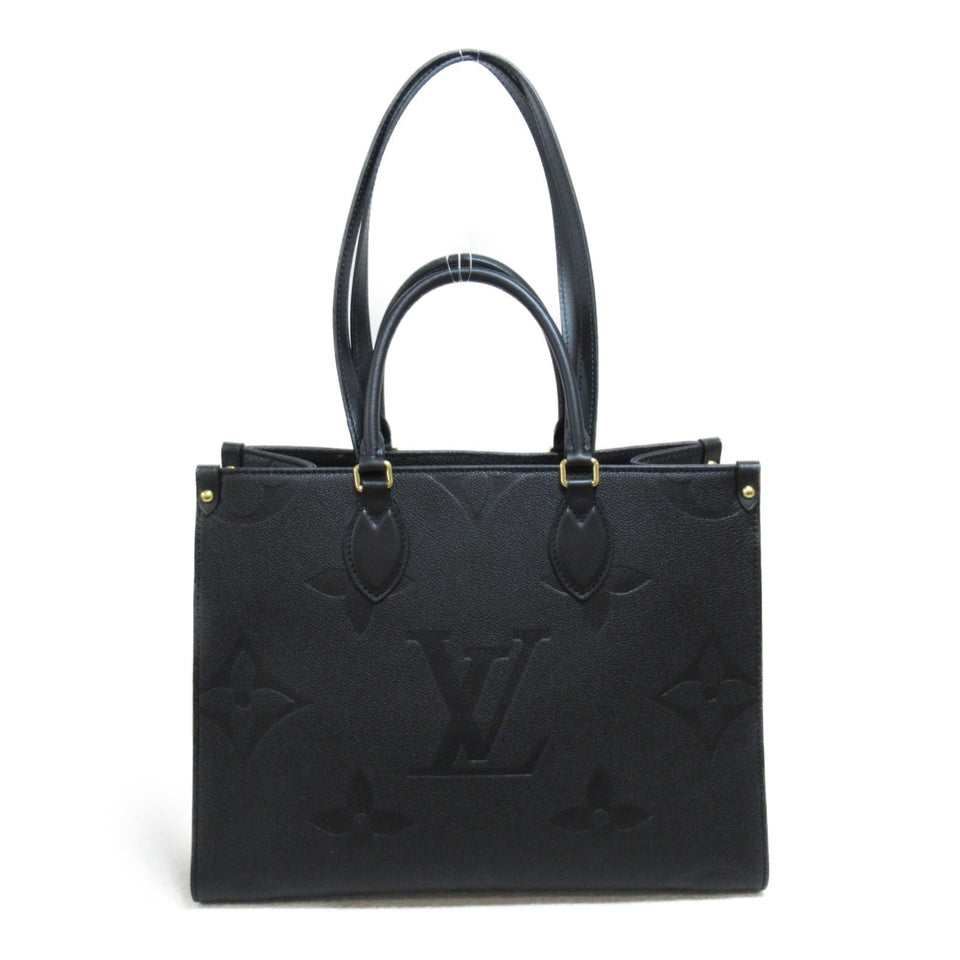 Louis Vuitton On The Go MM Shoulder Bag Empreinte Noir Black