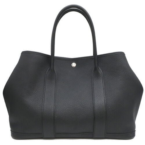 Hermes Garden Party 30 Black Palladium Hardware