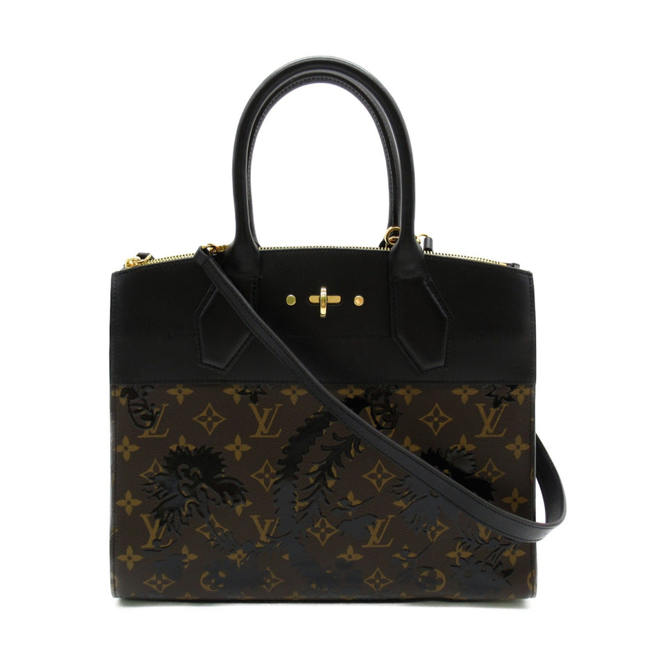 Louis Vuitton City Steamer MM Shoulder Bag Pvc Coated